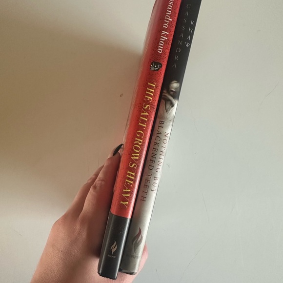 The Salt Grows Heavy and Nothing But Blackened Teeth Book Lot - Picture 2 of 2